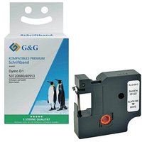 G&G Schriftband D1 40913 15566, 9,0 mm schwarz auf weiß G&G Schriftband D1 40913 15566, 9,0 mm schwarz auf weiß von G&G