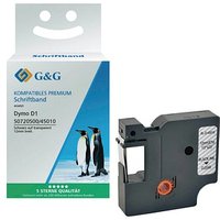 G&G Schriftband D1 45010 15569, 12,0 mm schwarz auf weiß G&G Schriftband D1 45010 15569, 12,0 mm schwarz auf weiß von G&G