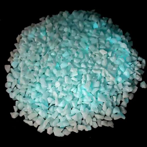 G&S Steinkies aus zerkleinertem Glas, 425 ml, Epoxidharz, Kunsthandwerk, Vasenfüller, Kerzenhalter, Stein, Feengarten, Hochzeitsdekoration, Terrarium, Sukkulenten, Bastelmaterial (blau leuchtend) G&S Steinkies aus zerkleinertem Glas, 425 ml, Epoxidharz, Kunsthandwerk, Vasenfüller, Kerzenhalter, Stein, Feengarten, Hochzeitsdekoration, Terrarium, Sukkulenten, Bastelmaterial (blau leuchtend) von G&S homedeko