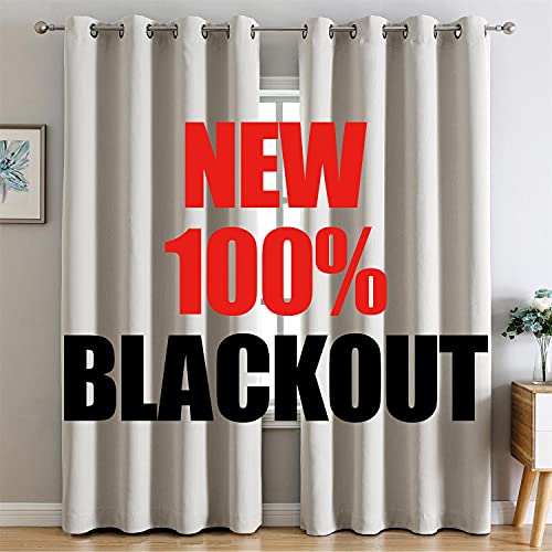 G2000 100% Verdunkelungsvorhänge für Schlafzimmer Wohnzimmer Vorhänge 95 Zoll lang beige Vorhänge Zimmer Verdunkelung Fenster Tülle Vorhänge Thermogefüttert isoliert Licht blockieren Lärm reduzieren G2000 100% Verdunkelungsvorhänge für Schlafzimmer Wohnzimmer Vorhänge 95 Zoll lang beige Vorhänge Zimmer Verdunkelung Fenster Tülle Vorhänge Thermogefüttert isoliert Licht blockieren Lärm reduzieren von G2000