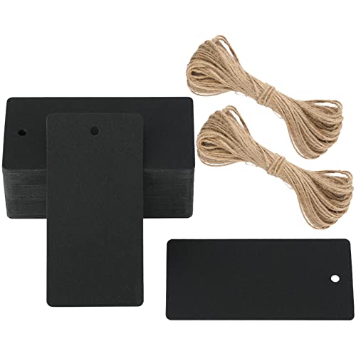 100 Stk Geschenkanhänger Groß, 300g/m² Kraftpapier Etiketten Tags, 4.5 x 9 CM Geschenkanhänger Anhänger Etiketten mit Jute-Schnur 100 Stk Geschenkanhänger Groß, 300g/m² Kraftpapier Etiketten Tags, 4.5 x 9 CM Geschenkanhänger Anhänger Etiketten mit Jute-Schnur von G2PLUS