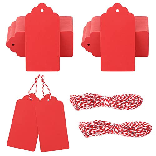 G2PLUS 300g/m² Kraftpapier Etiketten Tags 5CM *10CM Geschenkanhänger Anhänger Etiketten mit Schnur G2PLUS 300g/m² Kraftpapier Etiketten Tags 5CM *10CM Geschenkanhänger Anhänger Etiketten mit Schnur von G2PLUS
