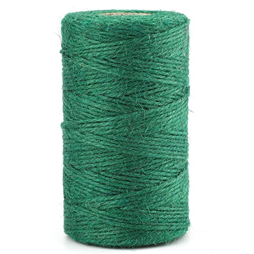 G2PLUS 100M Grün Juteschnur, 2MM Jute Schnur für Garten, 3-Lagig Bastelschnur für Basteln, Jute Dekokordel für DIY Kunstgewerbe Gartenarbeit G2PLUS 100M Grün Juteschnur, 2MM Jute Schnur für Garten, 3-Lagig Bastelschnur für Basteln, Jute Dekokordel für DIY Kunstgewerbe Gartenarbeit von G2PLUS