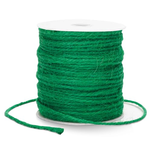 G2PLUS 100M Grün Juteschnur Kordel Garten Kordel Bastelschnur Dekokordel 3 MM Jute Schnur für DIY Haushalt Kunstgewerbe Gartenarbeit Dekoration G2PLUS 100M Grün Juteschnur Kordel Garten Kordel Bastelschnur Dekokordel 3 MM Jute Schnur für DIY Haushalt Kunstgewerbe Gartenarbeit Dekoration von G2PLUS