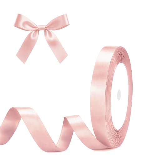 G2PLUS Babyrosa Satinband 10mm: Dekoration Geschenkband, 22m Schleifenband zum Bastel, Dekoband für Geschenkverpackung, Dekoration G2PLUS Babyrosa Satinband 10mm: Dekoration Geschenkband, 22m Schleifenband zum Bastel, Dekoband für Geschenkverpackung, Dekoration von G2PLUS