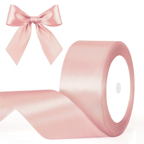 G2PLUS Babyrosa Satinband 40mm: Dekoration Geschenkband, 22m Schleifenband zum Bastel, Dekoband für Geschenkverpackung, Dekoration G2PLUS Babyrosa Satinband 40mm: Dekoration Geschenkband, 22m Schleifenband zum Bastel, Dekoband für Geschenkverpackung, Dekoration von G2PLUS