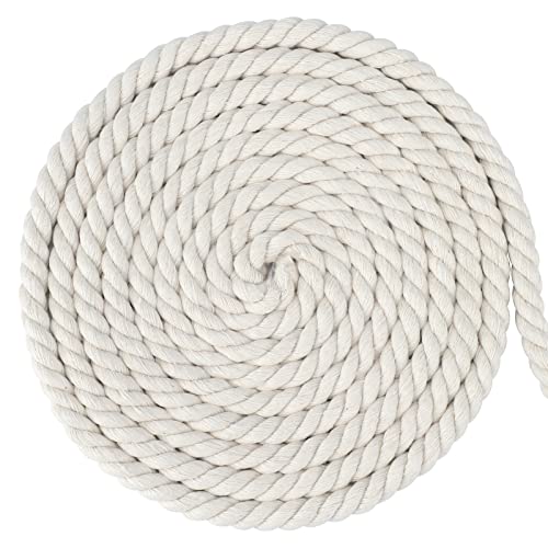 G2PLUS 10mm Beige Baumwollkordel, 10m Dicke Baumwollseil, Seil aus Baumwolle, Baumwolle Seil zum Adventskalender Handwerk Basteln G2PLUS 10mm Beige Baumwollkordel, 10m Dicke Baumwollseil, Seil aus Baumwolle, Baumwolle Seil zum Adventskalender Handwerk Basteln von G2PLUS