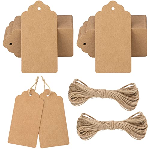 G2PLUS 300g/m² Kraftpapier Etiketten Tags 5CM *10CM Geschenkanhänger Anhänger Etiketten mit Schnur G2PLUS 300g/m² Kraftpapier Etiketten Tags 5CM *10CM Geschenkanhänger Anhänger Etiketten mit Schnur von G2PLUS