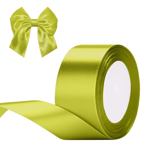 G2PLUS Salbeigrün Satinband 50mm, Breit Dekoration Geschenkband, 22m Schleifenband zum Bastel, Salbeigrün Satin Dekoband für Geschenkverpackung, Dekoration G2PLUS Salbeigrün Satinband 50mm, Breit Dekoration Geschenkband, 22m Schleifenband zum Bastel, Salbeigrün Satin Dekoband für Geschenkverpackung, Dekoration von G2PLUS