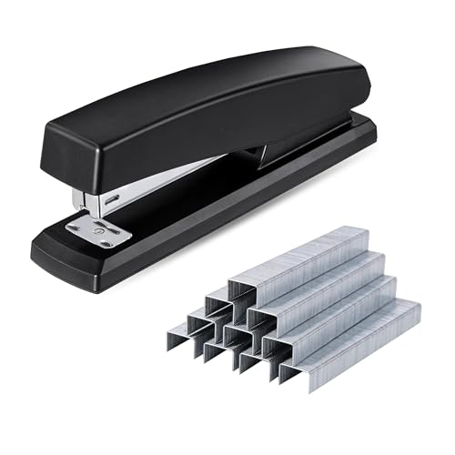 G4GADGET Heftgerät mit 5000 Heftklammern – Bürohefter für 20 Blatt, ergonomischer Metallkoffer – perfekt für Zuhause & Büro, schwarz, staufreie Hefttechnik G4GADGET Heftgerät mit 5000 Heftklammern – Bürohefter für 20 Blatt, ergonomischer Metallkoffer – perfekt für Zuhause & Büro, schwarz, staufreie Hefttechnik von G4GADGET