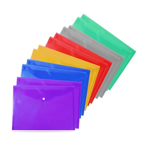 Papiermappe, A4, Kanzleipapier, hell, transparent, verschiedene Farben, 10 Stück Papiermappe, A4, Kanzleipapier, hell, transparent, verschiedene Farben, 10 Stück von G4GADGET