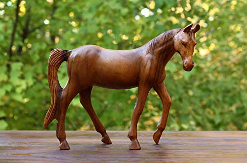 G6 Collection 30,5 cm große, handgeschnitzte Holzfigur, Statue, Skulptur, handgefertigt, dekorative Heimdekoration, Akzent, rustikale Dekoration, Walking Horse G6 Collection 30,5 cm große, handgeschnitzte Holzfigur, Statue, Skulptur, handgefertigt, dekorative Heimdekoration, Akzent, rustikale Dekoration, Walking Horse von G6 Collection