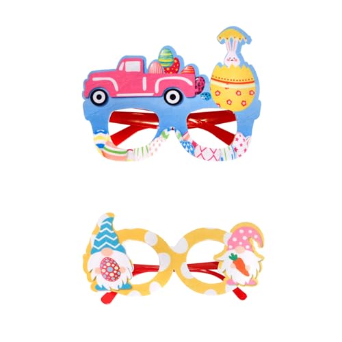 GADAW Brillenrahmen mit Ostermotiv für Ostern, Feiern, Partyzubehör, geeignet für Kinder und Erwachsene GADAW Brillenrahmen mit Ostermotiv für Ostern, Feiern, Partyzubehör, geeignet für Kinder und Erwachsene von GADAW