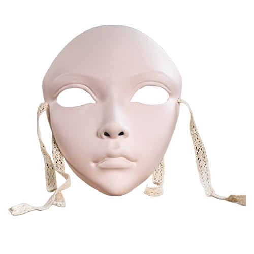GADAW Handbemaltes Halloween-Kostüm für Damen und Herren, Maskerade, Maskerade, Vollgesicht zur Dekoration GADAW Handbemaltes Halloween-Kostüm für Damen und Herren, Maskerade, Maskerade, Vollgesicht zur Dekoration von GADAW