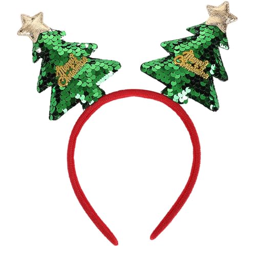 Schöne Weihnachts-Stirnbänder, funkelnder Weihnachts-Kopfschmuck, Mädchen-Dekoration für Familienfeiern Schöne Weihnachts-Stirnbänder, funkelnder Weihnachts-Kopfschmuck, Mädchen-Dekoration für Familienfeiern von GADAW