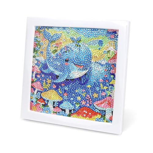 Diamond Painting Mädchen Jungs, Diamond Painting Tiere Mit Rahmen, 5D Diamant Painting Bilder, Heimwerken Cartoon Diamond Painting Bilder, Mosaikherstellung Art Für Home Wand Decor, Geschenk 18x18CM Diamond Painting Mädchen Jungs, Diamond Painting Tiere Mit Rahmen, 5D Diamant Painting Bilder, Heimwerken Cartoon Diamond Painting Bilder, Mosaikherstellung Art Für Home Wand Decor, Geschenk 18x18CM von GADITIEK