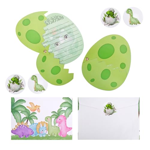 GADITIEK 12 Stück Dino Einladungskarten Kindergeburtstag Junge Mädchen, Geburtstagseinladungen, Dino Geburtstag Deko Partyeinladungen, Dinosaurier Geburtstag Party Jungs Einladung GADITIEK 12 Stück Dino Einladungskarten Kindergeburtstag Junge Mädchen, Geburtstagseinladungen, Dino Geburtstag Deko Partyeinladungen, Dinosaurier Geburtstag Party Jungs Einladung von GADITIEK