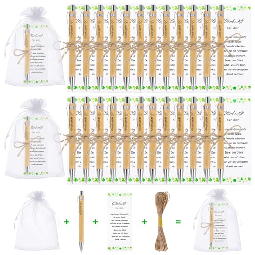 GADITIEK 24 Sets Glücksstift Kugelschreiber Geschenke für Kollegen, Dankeschön Geschenke, Abschiedsgeschenk Kollegen, Kleine Geschenke für Kollegen, Arbeitskollegin Geschenk, Danke Erzieherin Geschenk GADITIEK 24 Sets Glücksstift Kugelschreiber Geschenke für Kollegen, Dankeschön Geschenke, Abschiedsgeschenk Kollegen, Kleine Geschenke für Kollegen, Arbeitskollegin Geschenk, Danke Erzieherin Geschenk von GADITIEK