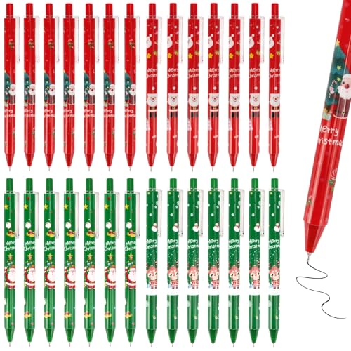 GADITIEK 28 Stück, Weihnachtsstifte, 0,5mm Schwarz, Weihnachtsgeschenke, Kugelschreiber Weihnachten, Weihnachtsgeschenke Kleinigkeiten, Stift Weihnachten, Stifte Weihnachten, Weihnachten GADITIEK 28 Stück, Weihnachtsstifte, 0,5mm Schwarz, Weihnachtsgeschenke, Kugelschreiber Weihnachten, Weihnachtsgeschenke Kleinigkeiten, Stift Weihnachten, Stifte Weihnachten, Weihnachten von GADITIEK