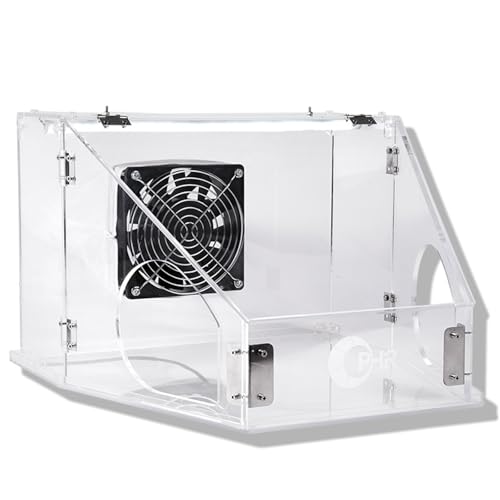 GAENZA Geschlossene Schleifbox Mit 2 Löchern, Staubdichte Polierkabine, Transparente Schleifpolitur-Staubbox Mit Acrylabdeckung Und LED-Licht Zum Polieren, Sprühlackieren, Gravieren, Schleifen,B GAENZA Geschlossene Schleifbox Mit 2 Löchern, Staubdichte Polierkabine, Transparente Schleifpolitur-Staubbox Mit Acrylabdeckung Und LED-Licht Zum Polieren, Sprühlackieren, Gravieren, Schleifen,B von GAENZA