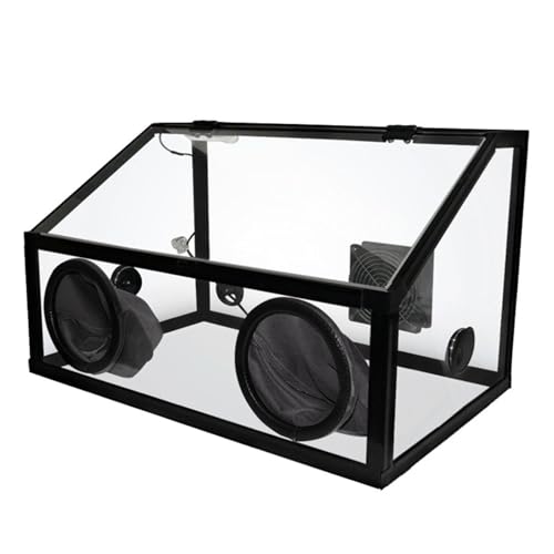 GAENZA Geschlossene Schleifbox Mit 2 Löchern, Staubdichte Polierkabine, Transparente Schleifpolitur-Staubbox Mit Acrylabdeckung Und LED-Licht Zum Polieren, Sprühlackieren, Gravieren, Schleifen,D GAENZA Geschlossene Schleifbox Mit 2 Löchern, Staubdichte Polierkabine, Transparente Schleifpolitur-Staubbox Mit Acrylabdeckung Und LED-Licht Zum Polieren, Sprühlackieren, Gravieren, Schleifen,D von GAENZA