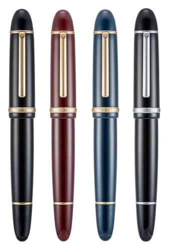 GAFNED Füllfederhalter-Set, Kunstharz, Metallclip, verlängerte feine Spitze, 0,5 mm, Schule, Büro, Schreibwerkzeuge, 4 Farben, Set 1, F, 4 Farben GAFNED Füllfederhalter-Set, Kunstharz, Metallclip, verlängerte feine Spitze, 0,5 mm, Schule, Büro, Schreibwerkzeuge, 4 Farben, Set 1, F, 4 Farben von GAFNED