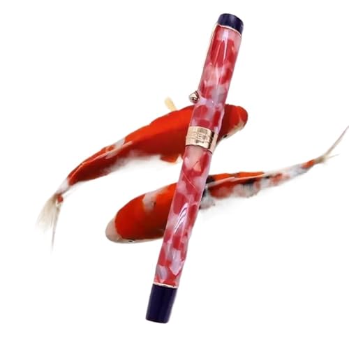 GAFNED Klassischer Füllfederhalter mit Pfeilclip, goldfarben, für Bürobedarf (0,38–0,5 mm) von GAFNED