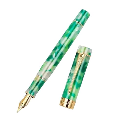 GAFNED Klassischer goldfarbener Füllfederhalter mit Pfeil-Clip zum Schreiben, luxuriöse Kugelschreiber, M/F/EF-Spitze, Bürobedarf, 10 m, 0,7–1,0 mm GAFNED Klassischer goldfarbener Füllfederhalter mit Pfeil-Clip zum Schreiben, luxuriöse Kugelschreiber, M/F/EF-Spitze, Bürobedarf, 10 m, 0,7–1,0 mm von GAFNED