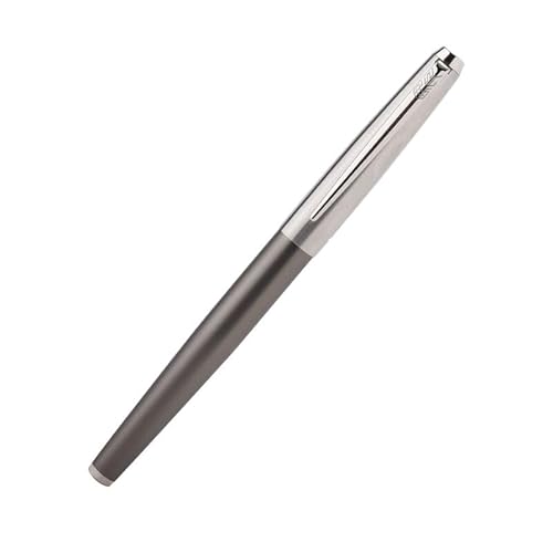 GAFNED Leuchtender Füllfederhalter, individuelle Gravur, Büro, Studenten, Stift (graue Geschenkbox) von GAFNED
