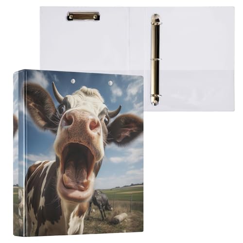 Lustiges Rezeptbuch mit 3 Ringen, Kuhhochformat, 21,6 x 28,9 cm, D-Ringbuch für Schüler Lustiges Rezeptbuch mit 3 Ringen, Kuhhochformat, 21,6 x 28,9 cm, D-Ringbuch für Schüler von GAIREG