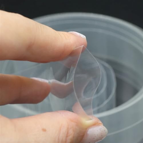 GAJUST 2 Meter transparente 18650 Lipo Batterie PVC-Schrumpfschlauch, 7 mm ~ 200 mm Breite, isolierte Folie, Lithium-Gehäuse, Kabelhülse, Blau (Farbe: transparent, Größe: Breite 140 mm, Durchmesser 88 von GAJUST