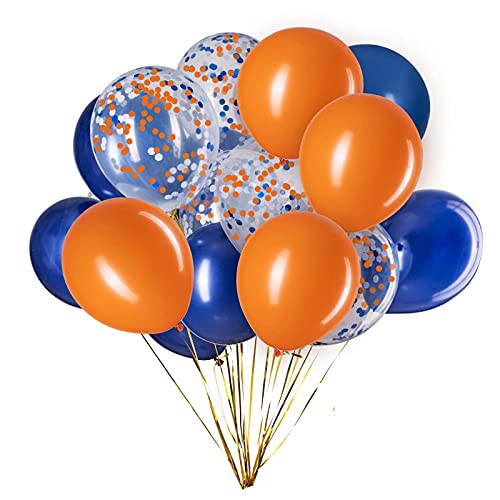 12 Zoll Luftballons Marine blau Orange Helium Luftballons Konfetti 50 Stück Latex Ballons Ø 30 cm für Hochzeit Valentinstag Geburtstag Taufe Kommunion Party Deko 12 Zoll Luftballons Marine blau Orange Helium Luftballons Konfetti 50 Stück Latex Ballons Ø 30 cm für Hochzeit Valentinstag Geburtstag Taufe Kommunion Party Deko von GAKA FAVOR