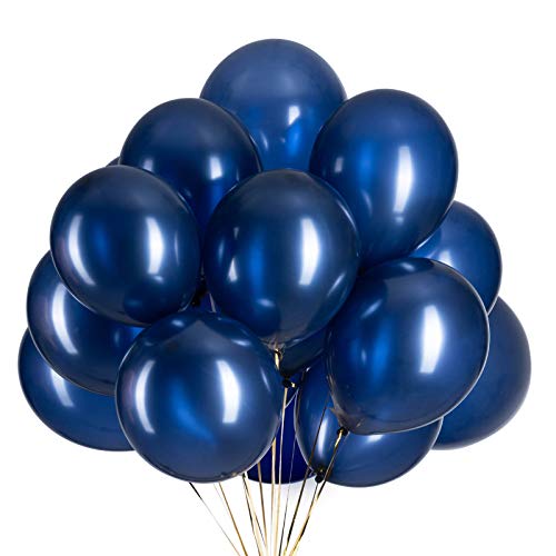 12 Zoll Luftballons Marineblau Helium,50 Stücke Latex Ballons Ø 30 cm für Hochzeit Valentinstag Geburtstag Taufe Kommunion Party Deko von GAKA FAVOR