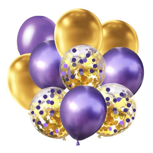 12 Zoll Luftballons Metallic Lila Gold Helium Luftballons 50 Stück Latex Violett Gold Konfetti Ballons Ø 30 cm für Hochzeit Graduation Geburtstag Taufe Kommunion Party Deko 12 Zoll Luftballons Metallic Lila Gold Helium Luftballons 50 Stück Latex Violett Gold Konfetti Ballons Ø 30 cm für Hochzeit Graduation Geburtstag Taufe Kommunion Party Deko von GAKA FAVOR