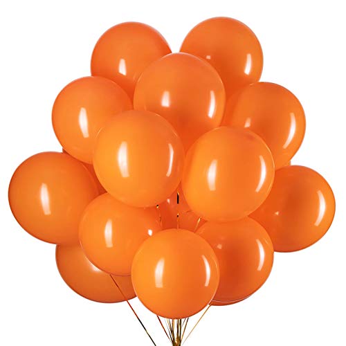 12 Zoll Luftballons Orange Helium,50 Stücke Latex Ballons Ø 30 cm für Hochzeit Valentinstag Geburtstag Taufe Kommunion Party Deko von GAKA FAVOR