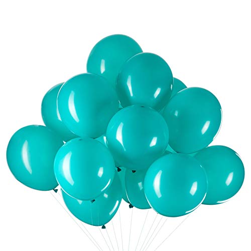 12 Zoll Luftballons Türkis Helium,50 Stücke Latex Ballons Ø 30 cm für Hochzeit Valentinstag Geburtstag Taufe Kommunion Party Deko 12 Zoll Luftballons Türkis Helium,50 Stücke Latex Ballons Ø 30 cm für Hochzeit Valentinstag Geburtstag Taufe Kommunion Party Deko von GAKA FAVOR