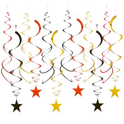 GAKA FAVOR 24 Stück Rot Schwarz Gold Spiralen Girlande Deko,Glitzer Wirbel Deko für Casino Party, Graduation, Geburtstag, Hochzeit, Silvester oder Karneval GAKA FAVOR 24 Stück Rot Schwarz Gold Spiralen Girlande Deko,Glitzer Wirbel Deko für Casino Party, Graduation, Geburtstag, Hochzeit, Silvester oder Karneval von GAKA FAVOR