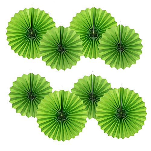 GAKA FAVOR 8er Set Party Deko Grün Papierfächer,Hängende Papier Fächer Dekoration für Party Hochzeit Geburtstag Festival Weihnachten Event Karneval GAKA FAVOR 8er Set Party Deko Grün Papierfächer,Hängende Papier Fächer Dekoration für Party Hochzeit Geburtstag Festival Weihnachten Event Karneval von GAKA FAVOR