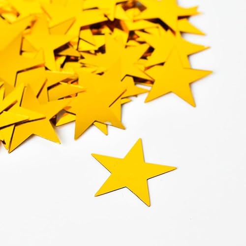 GAKA FAVOR konfetti gold Stern(15g), Streupapier Tischdekoration, für Karneval, Geburtstag, Kindergeburtstag, Kinderzimmer, Gartenparty, Themenparty von GAKA FAVOR