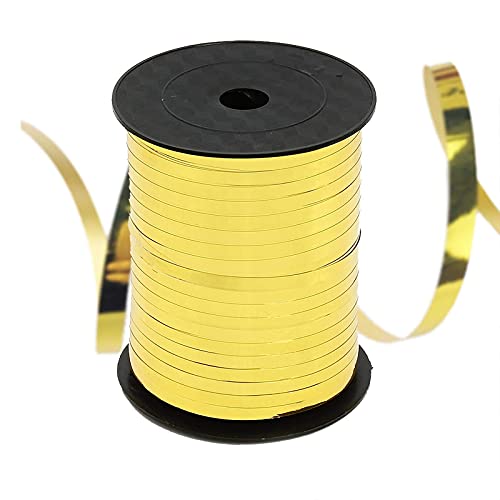 GAKA FAVOR Geschenkband Ballonband Gold, 500 Meter Ringelband 5 mm zum Basteln Dekorieren & Verpacken von Geschenken zu jedem Anlass GAKA FAVOR Geschenkband Ballonband Gold, 500 Meter Ringelband 5 mm zum Basteln Dekorieren & Verpacken von Geschenken zu jedem Anlass von GAKA FAVOR