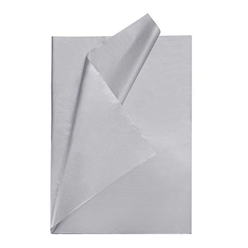 GAKA FAVOR Seidenpapier Silber - 50x70cm,10 Blatt Seidenpapier Geschenkpapier für Kunsthandwerk Ideen, Verpacken, Gastgeschenke GAKA FAVOR Seidenpapier Silber - 50x70cm,10 Blatt Seidenpapier Geschenkpapier für Kunsthandwerk Ideen, Verpacken, Gastgeschenke von GAKA FAVOR