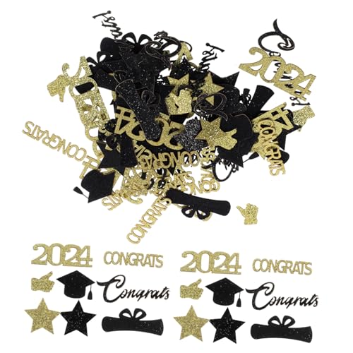 GALPADA 1 Abschlusskonfetti Alles zum Geburtstag-Banner Herzstück Tischdekoration Jahrgang 2024 komfetti bastelzeug Graduierungstabellenstreuung tischkonfetti dekoration Papier Golden GALPADA 1 Abschlusskonfetti Alles zum Geburtstag-Banner Herzstück Tischdekoration Jahrgang 2024 komfetti bastelzeug Graduierungstabellenstreuung tischkonfetti dekoration Papier Golden von GALPADA