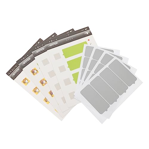 GALPADA 1 Blatt Scratch Off Aufkleber für Nachrichten Kreative DIY Etiketten Silber pro Bogen für Interaktive Aktivitäten Geburtstagsfeiern Familienfeiern und von GALPADA