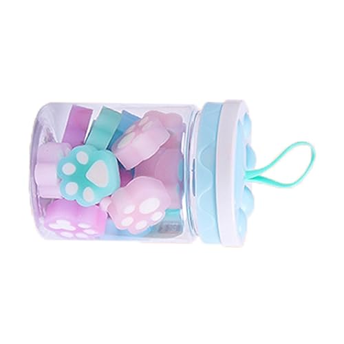 GALPADA 1 Karton Bunte Tragbare Radiergummis mit Niedlichem Katzenpfoten Design Hochwertige Gummiqualität Leicht zu Transportieren als Schulzubehör für Schüler Zufällige Zufällige Farbe GALPADA 1 Karton Bunte Tragbare Radiergummis mit Niedlichem Katzenpfoten Design Hochwertige Gummiqualität Leicht zu Transportieren als Schulzubehör für Schüler Zufällige Zufällige Farbe von GALPADA