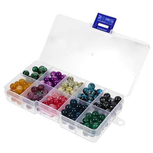 GALPADA 1 Karton Farben Runde Kristall Glasperlen Lose DIY Schmuck Spacer Perlen für Armbänder Halsketten Anhänger Basteln und Dekoration GALPADA 1 Karton Farben Runde Kristall Glasperlen Lose DIY Schmuck Spacer Perlen für Armbänder Halsketten Anhänger Basteln und Dekoration von GALPADA