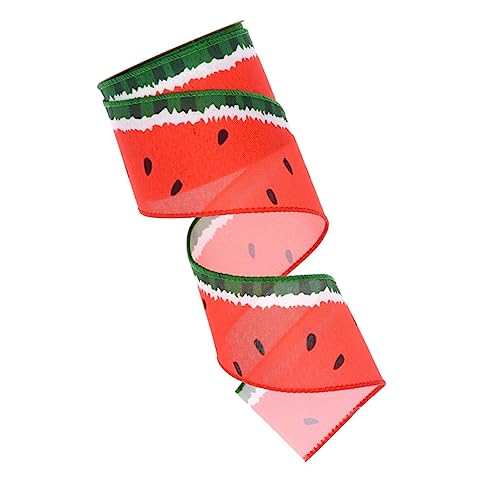 GALPADA 1 Rolle Bande dekorative Materialien Bänder mit Fruchtdruck Wassermelonenband Band für Ornamente dickes Band Satinband geschenkband handwerk machen band Musterband Anti-Betäubung GALPADA 1 Rolle Bande dekorative Materialien Bänder mit Fruchtdruck Wassermelonenband Band für Ornamente dickes Band Satinband geschenkband handwerk machen band Musterband Anti-Betäubung von GALPADA