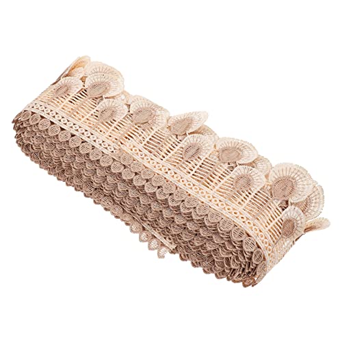 GALPADA 1 Rolle Dekoratives Vorhangborte für DIY Projekte Yards Breites Wasserlösliches Spitzenband Beige für Gardinen Sofa und Tischdecken Hochwertige Strapazierfähige und Anpassbare GALPADA 1 Rolle Dekoratives Vorhangborte für DIY Projekte Yards Breites Wasserlösliches Spitzenband Beige für Gardinen Sofa und Tischdecken Hochwertige Strapazierfähige und Anpassbare von GALPADA
