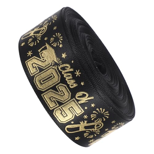 GALPADA 1 Rolle Geschenkband Zum Abschluss Geschenkband Zum Abschluss 2025 Abschlussband Bänder Für Abschlussveranstaltungen Abschlussfeier Geschenkbänder Aus Polyester GALPADA 1 Rolle Geschenkband Zum Abschluss Geschenkband Zum Abschluss 2025 Abschlussband Bänder Für Abschlussveranstaltungen Abschlussfeier Geschenkbänder Aus Polyester von GALPADA