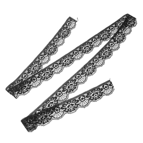 GALPADA 1 Rolle Hochwertiges Spitzenband mit Blumenstickerei für Diy Bastelprojekte und Dekorationen Breit Schwarz GALPADA 1 Rolle Hochwertiges Spitzenband mit Blumenstickerei für Diy Bastelprojekte und Dekorationen Breit Schwarz von GALPADA