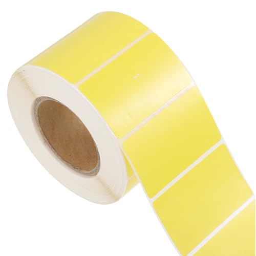 GALPADA 1 Rolle Selbstklebende Drucketiketten Thermopapier für Drucker Diy Etiketten für Zuhause Büro und Schule Vielseitig Einsetzbar Gelb GALPADA 1 Rolle Selbstklebende Drucketiketten Thermopapier für Drucker Diy Etiketten für Zuhause Büro und Schule Vielseitig Einsetzbar Gelb von GALPADA